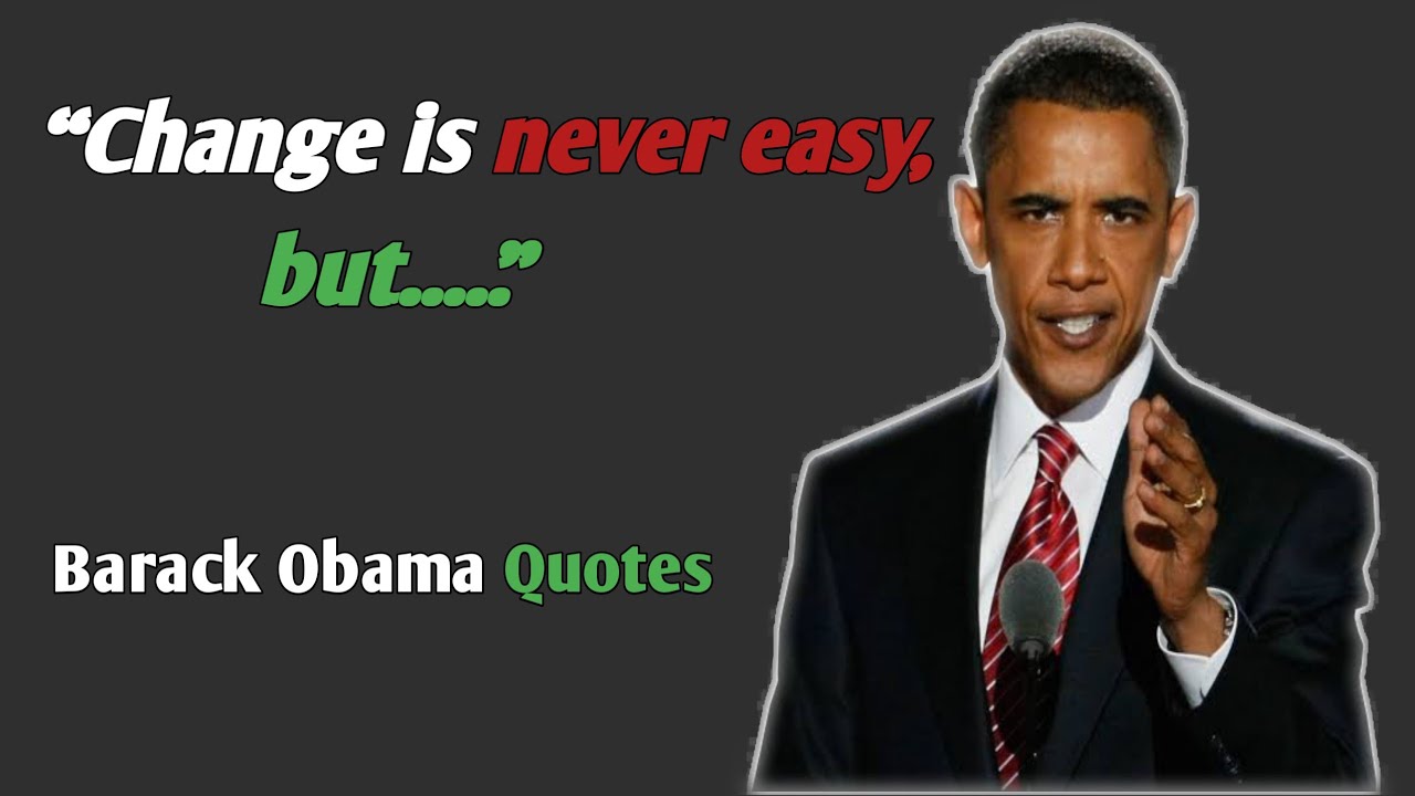 Barack Obama Quotes ||  