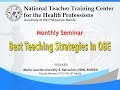 Best Teaching Strategies in OBE