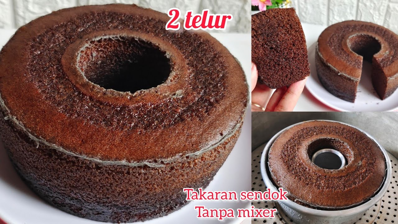 Pemula pasti bisa!! Brownies kukus tanpa mixer, takaran sendok