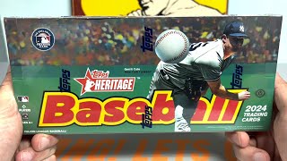 2024 Topps Heritage Hobby Box #2 - We Pulled an Auto!!!