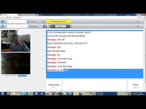 Ebroodle - Omegle: Rick Roll'd!