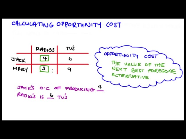 PPF, opportunity cost and trade with a gains from trade example, a summary  - , Learning Economics Solved!