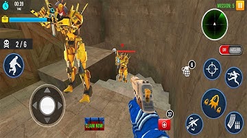 Fps Robot Shooting Games – Counter Terrorist Game   Android GamePlay 3
