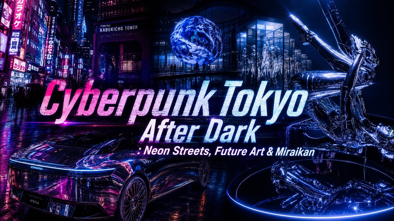Cyberpunk Tokyo After Dark 🇯🇵 Future Streets & Robot Dreams