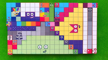 Looking for Numberblocks NEW 49 160 Puzzle Tetris Shape | ASMR chirping of birds