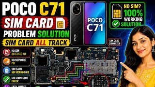 Poco c71 sim card problem solution| sim card all track @techmobile007