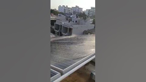 Automatic Solar Panel cleaning system | Clock timer based solar panel cleaning