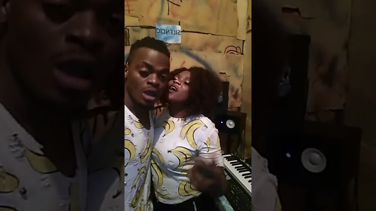 Jack Nhusec com Queen Egness no Studio vina so Maria