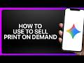 How To Use Gemini to Sell Print on Demand on Etsy! Tutorial