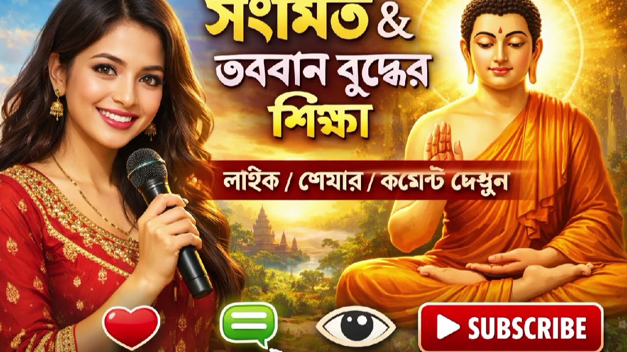 জ্ঞানের আলো বুদ্ধের শিক্ষা বাংলা সংগীত 🎵