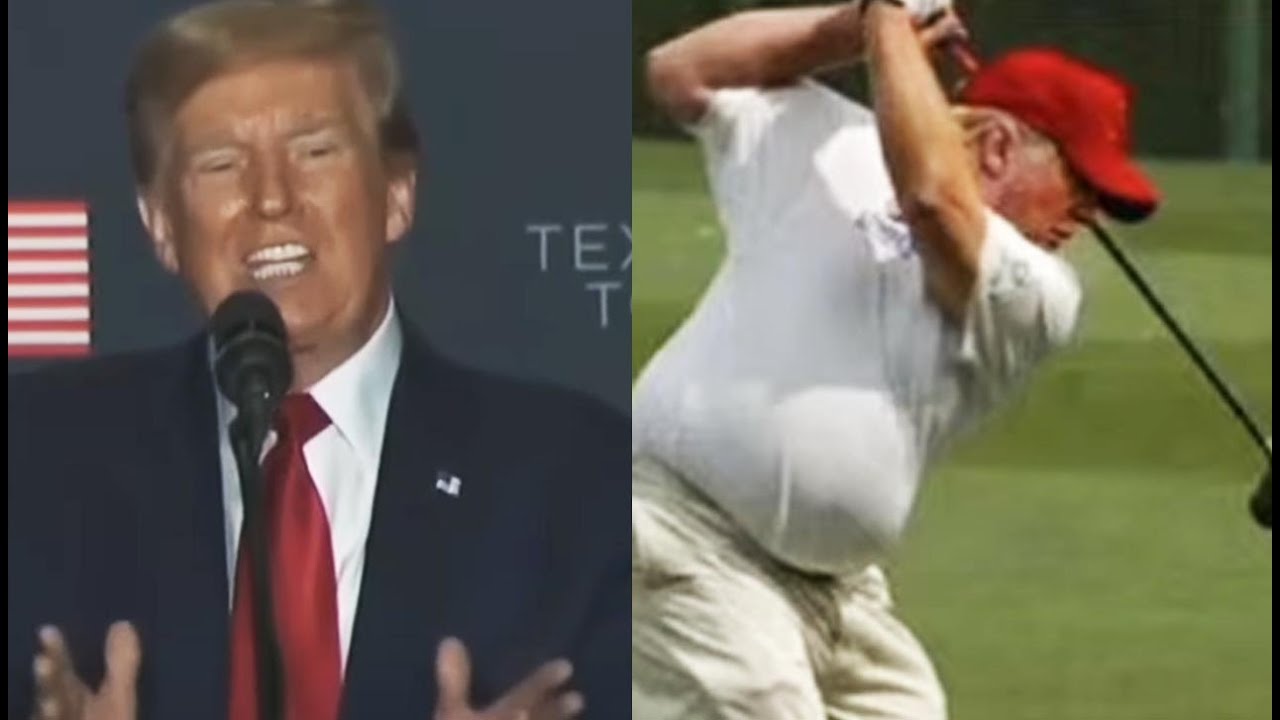 Donald Trump spent many hours expressing concern of a fake photo of himself golfing