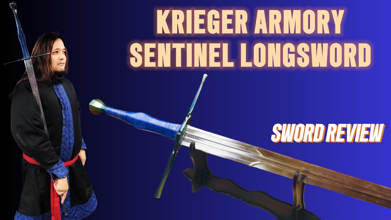S-RANK Elvish-looking Longsword | Krieger Armory Sentinel R4 Sparring HEMA Longsword
