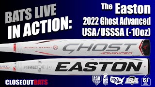 Closeoutbats.com Easton Ghost Advanced Fastpitch Bat FP22GHAD10  10oz 2022 Hitting