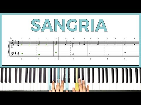 How to play 'Sangria' by Blake Shelton on the piano -- Playground Sessions