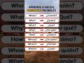 APRENDE HACER PREGUNTAS EN INGLES  #aprendeinglés #english #ingles