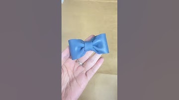 How to make fondant bows | Ribbon bow making | Cake decorating