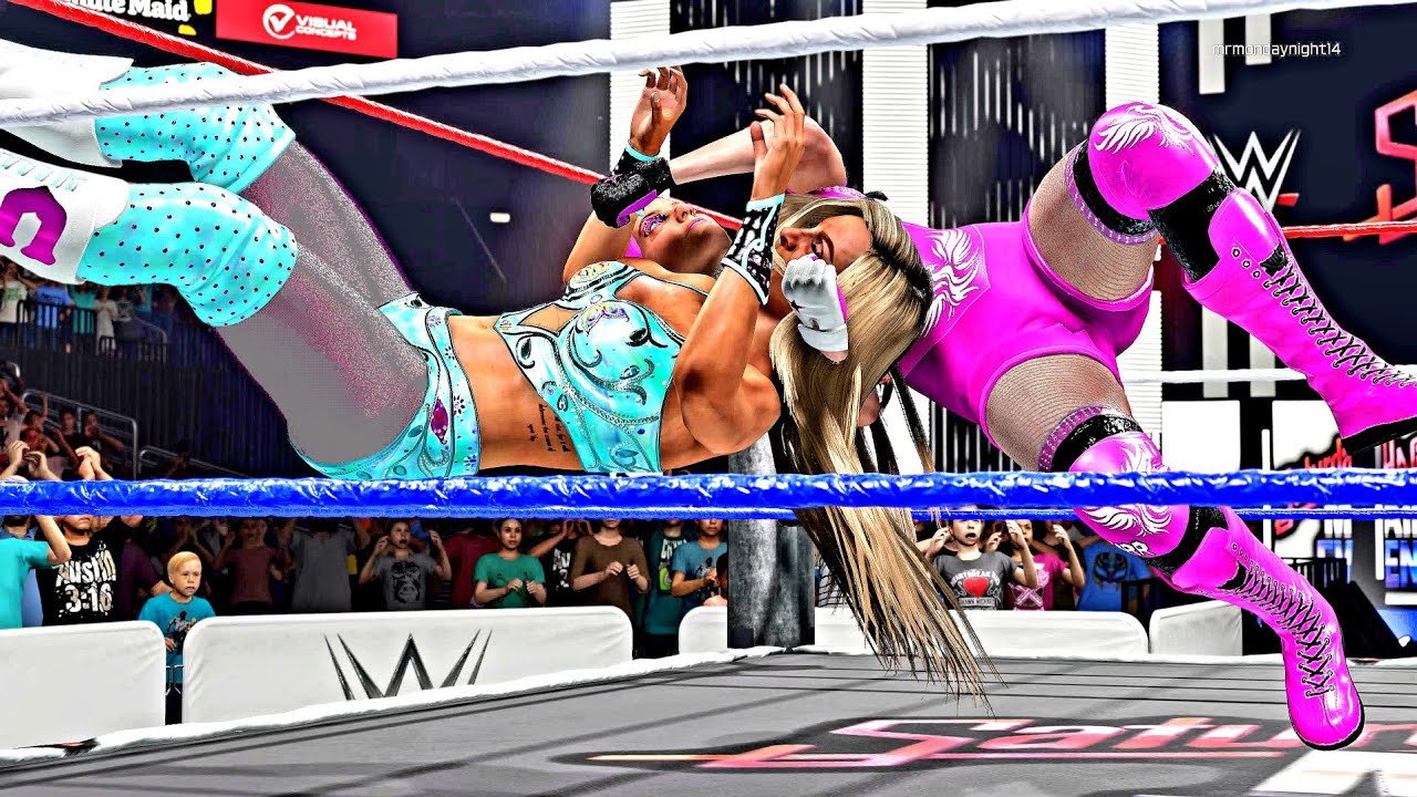 WWE 2K25 PHOENIX STARR VS CHARLOTTE FLAIR WOMEN'S US CHAMPIONSHIP MATCH SATURDAY NIGHT MAIN EVENT!