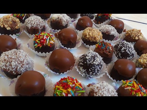 فيديو: كرات الشوكولاتة في الفتات
