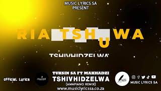 Tukzinsa  Tshivhidzelwa amapiano Remix Ft Makhadzi   Lyrcs 