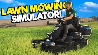 Mowing Massive Lawns is Oddly Satisfying! (Lawn Mowing Simulator)