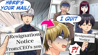 I Got a Resignation Notice From the CEO’s Son in My Mail! So I Took it to the CEO…[RomCom Manga Dub] screenshot 5