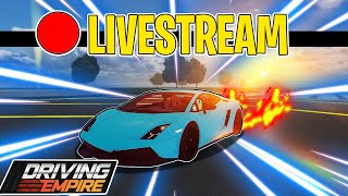 Driving Empire Roblox LiveStream | Race With Me Live! WE GOT A 4K 