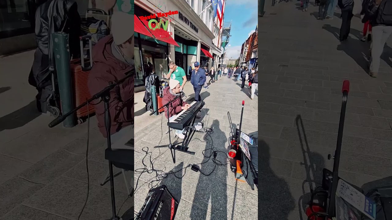 Jaw Dropping Crowd Stopping performance of Desperado, by David Hayden Live on Grafton Street Dublin.