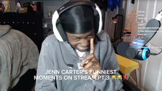 JENN CARTER’S FUNNIEST MOMENTS ON TWITCH STREAM PT. 3 😂😂‼️