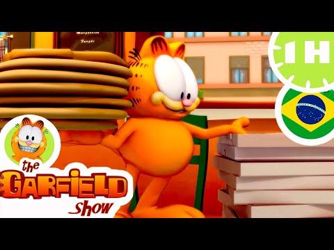 ? Garfield procura a melhor pizza! ? Garfield em portugues