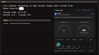 Live Coding: Building an App Claude Usage with Claude Code (Open Source) Wealth