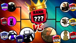 Skibidi Toilet Tournament Brawl Stars Rank Up Upgraded An Tv-Man Vs Scientist Toilet
