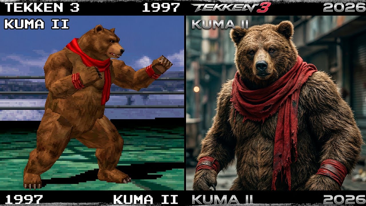 🎮Tekken 3: comparing game fighters with their real‑life «copies» | Tekken 3 characters | Cosplay