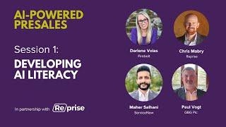 AI Powered Presales  Session 1  Developing AI Literacy