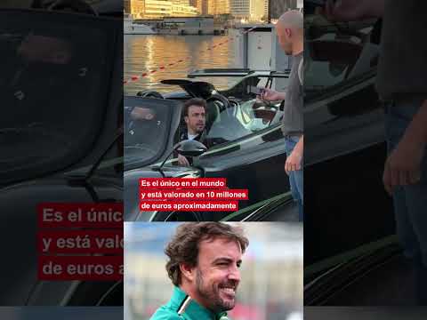 Video Fernando Alonso aparece en Mónaco con un coche único en el mundo