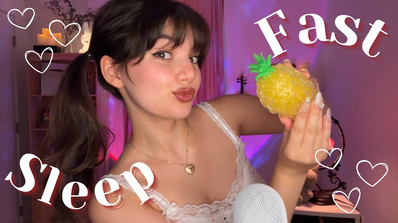 Fast and Aggressive ASMR Triggers To Help You Sleep FAST (Mouth Sounds, New Triggers) 