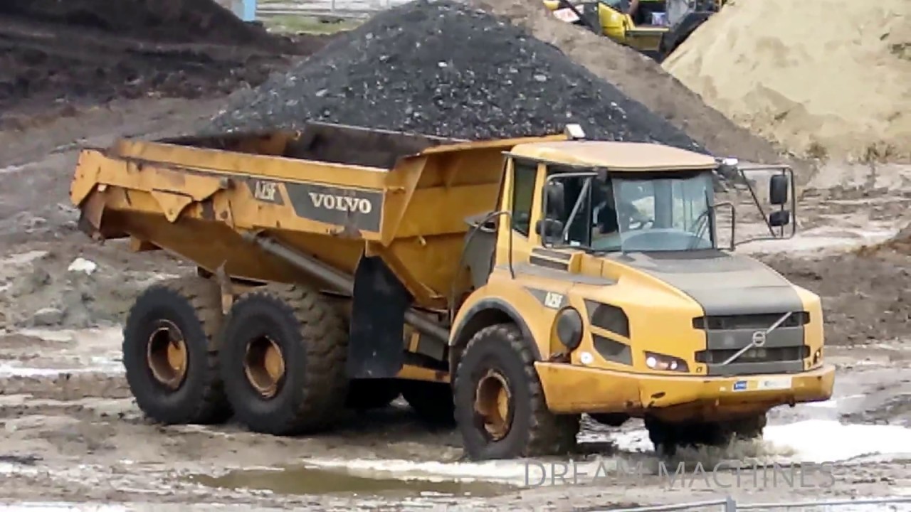 VOLVO A25F DUMPER + HITACHI ZAXIS BAGGER 🚧 MEGA AUTOBAHN BAUSTELLE DOKU #60