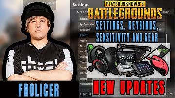 Frolicer PUBG Settings, Keybinds, Sensitivity, Gear and Setup Pro Player Updates 2019