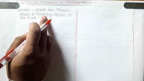 2.17 Design Procedure of Knuckle joint   Part 2_Design against Static load _Machine Design I