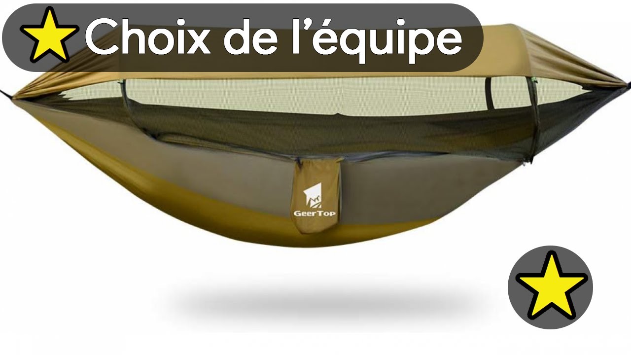 Hamac Tente 1 Personne – Vert – Avec Moustiquaire – Imperméable – Randonnée