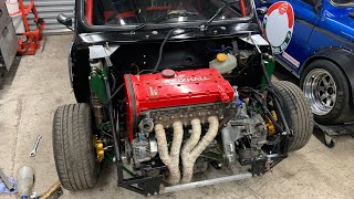 Fresh engine build for the c20xe mini has turned up