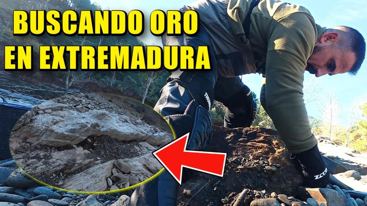 BUSCANDO ORO EN EXTREMADURA – Día 1 | Empieza la aventura y ENCUENTRO ORO REAL 💰🌄