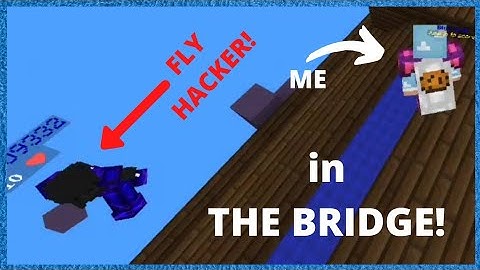 Fly HACKER lets me WIN! (Nethergames Bridge MCBE)