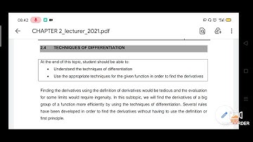 MAT183 CHAPTER 2:.                 Sum and difference rule