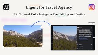 I Dropped Raw National Park Clips Into Eigent… It Built an Entire Instagram Content Calendar screenshot 4