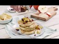 Apple Cheddar Pancakes with Crispy Bacon Recipe