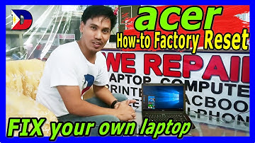 🏆🔴✅  How to Factory Reset your ACER Laptop - Recovery -Restore | Dakila Tech Vlog