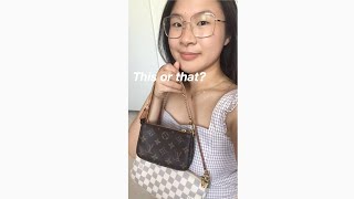 LV Mini Pochette vs Pochette Accessoires| Which one
