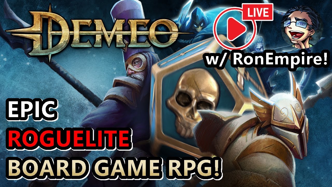 A BRILLIANT Board Game Roguelite RPG with @RonEmpire | Demeo