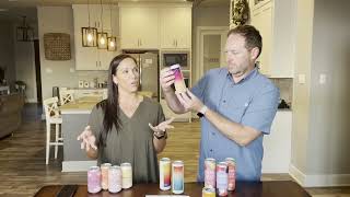 We try nonalcoholic seltzer drinks!