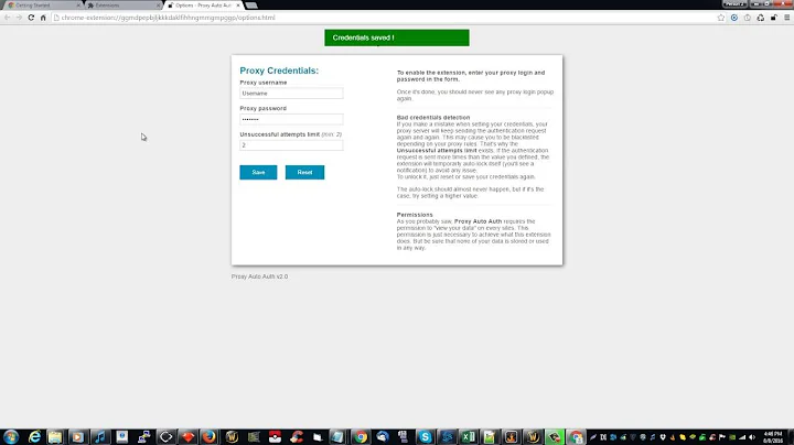 Automatically Authenticate Proxy With Credentials Username Password